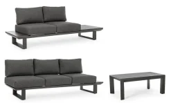 Set per l'esterno completo Salotto angolare konnor Bizzotto a prezzi outlet