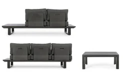 Set per l'esterno completo Salotto angolare konnor Bizzotto a prezzi outlet