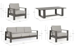 Set per l'esterno modello Baltic Bizzotto SCONTATO