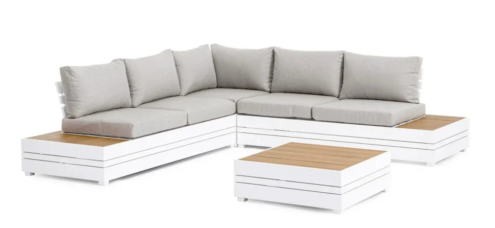 Set per l'esterno Salotto angolare osten a marchio Bizzotto a prezzo scontato