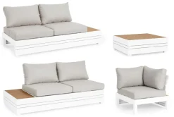 Set per l'esterno Salotto angolare osten a marchio Bizzotto a prezzo scontato