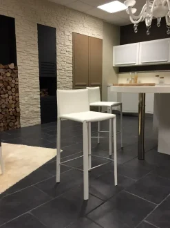 sgabelli in cuoietto, cuoio rigenerato