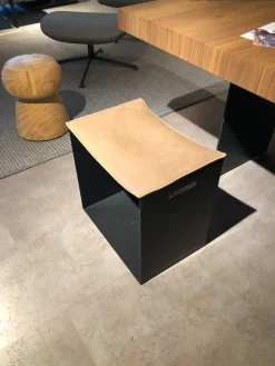 Sgabello Barney small Riva 1920 a slitta in svendita