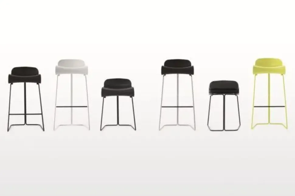 Sgabello da soggiorno Bcn Kristalia in Offerta Outlet