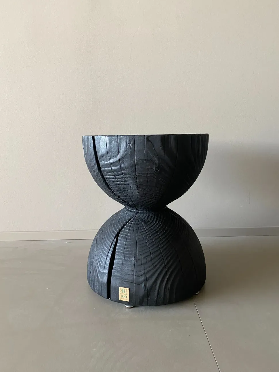 Sgabello da soggiorno Clessidra Riva 1920 in Offerta Outlet