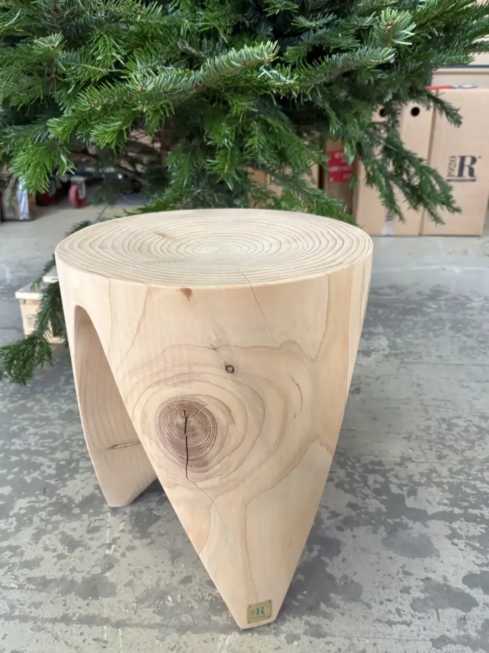 Sgabello da soggiorno Zig zag Riva 1920 a prezzo Outlet