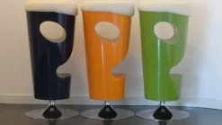 Sgabello girevole Moai