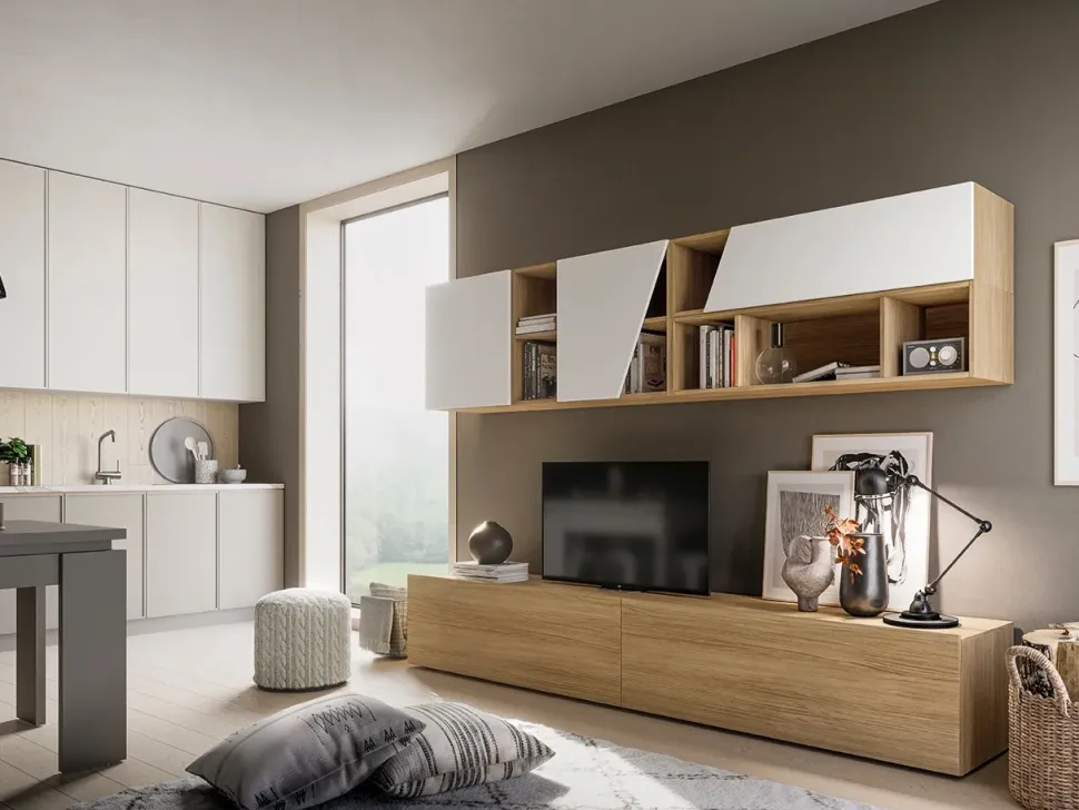 Soggiorno completo 320 di Santalucia in stile moderno a prezzi outlet