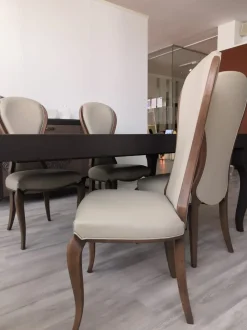 Soggiorno completo Arkeos di Vittorio grifoni in legno a prezzo Outlet