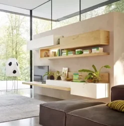 Soggiorno completo Composizione 26 di Sangiacomo in legno a prezzo scontato