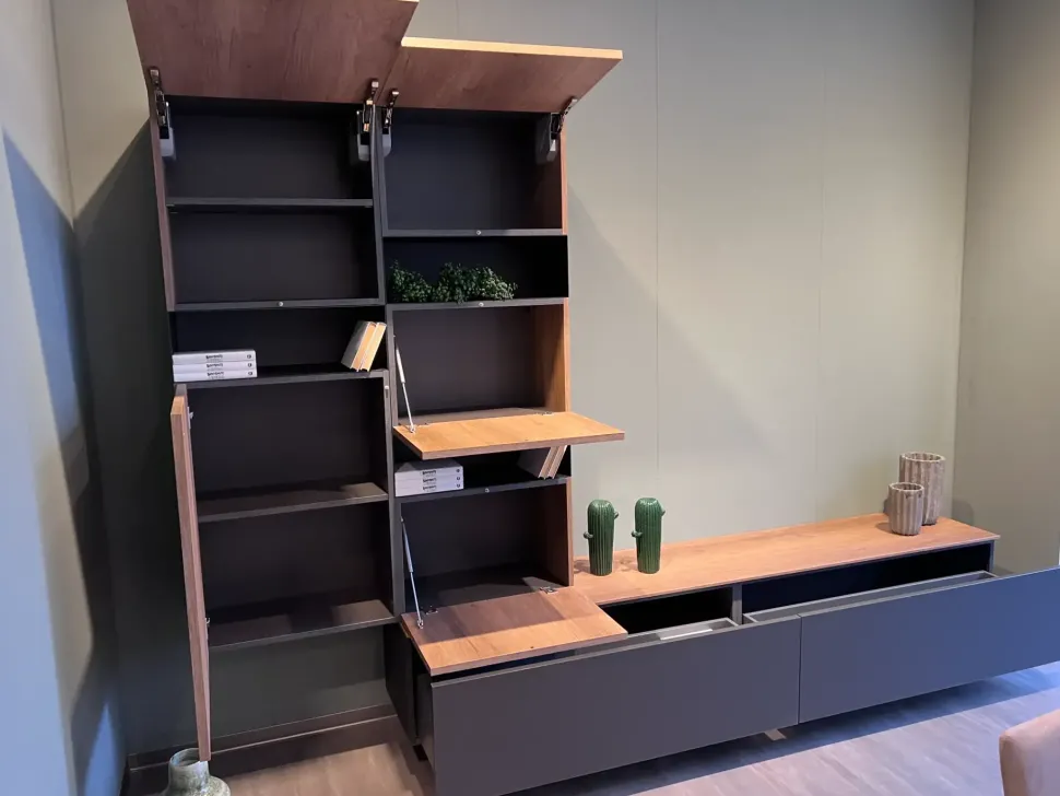 Soggiorno completo Delinea di Scavolini in stile moderno in offerta