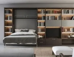 Soggiorno completo Desirè di Artigianale in laminato materico in Offerta Outlet