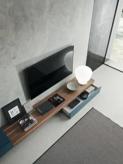 Soggiorno completo Horizon di Mobilgam in stile moderno a prezzi outlet