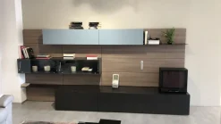 Soggiorno completo Lampo di Sangiacomo in laccato lucido in Offerta Outlet