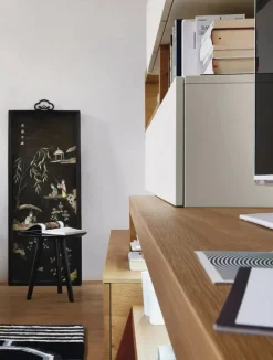 Soggiorno completo Lampo  di Sangiacomo in laccato opaco a prezzo scontato