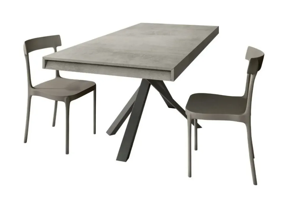 Soggiorno completo Luce di Colombini casa in laminato opaco in Offerta Outlet