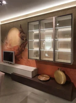 Soggiorno completo Luxury di Santalucia in laminato opaco in Offerta Outlet