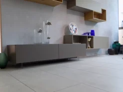 Soggiorno completo modello Parete attrezzata sangiacomo lampo di Sangiacomo a prezzo Outlet