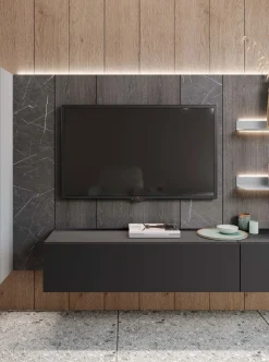 Soggiorno completo modello Story 9 skyline 3.0 di Astor mobili a prezzo scontato