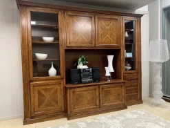 Soggiorno completo modello Parete finitura bassano di Artigianale in Offerta Outlet