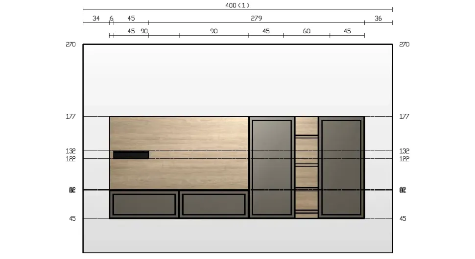 Soggiorno completo modello Sm012 di Imab in Offerta Outlet