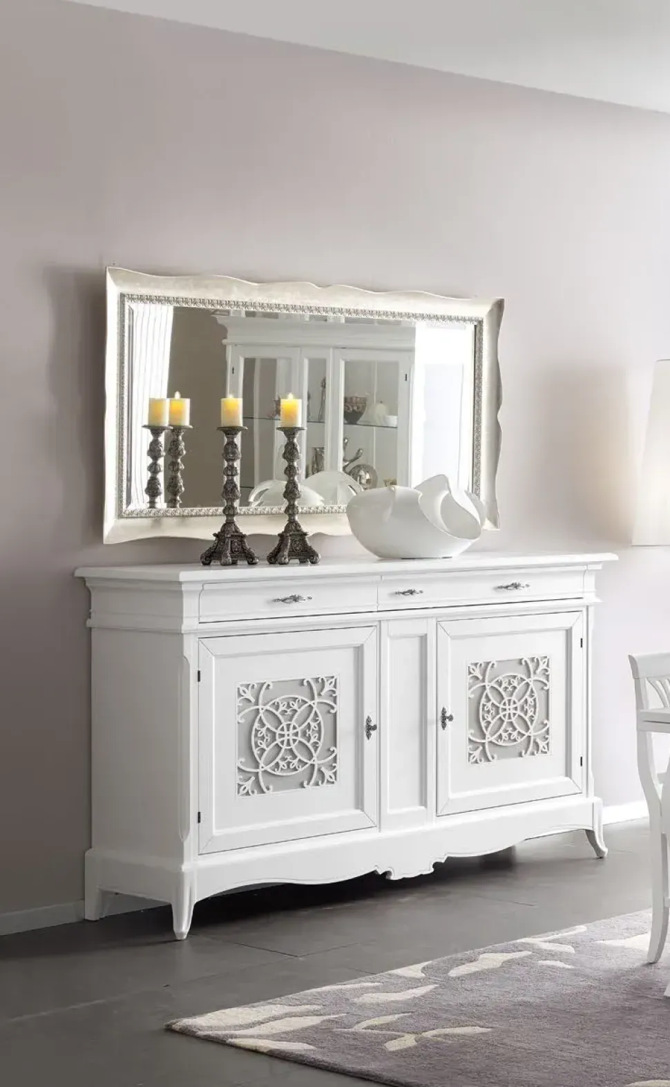 Soggiorno completo modello Soggiorno classico modello serena di Collezione esclusiva a prezzo Outlet