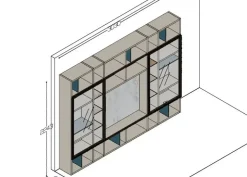 Soggiorno completo modello Living by orme di Orme a prezzo scontato