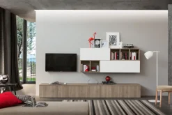 Soggiorno completo modello Living mod.ingrid in promo-sconto del 37% in stile moderno di S75 a PREZZI OUTLET