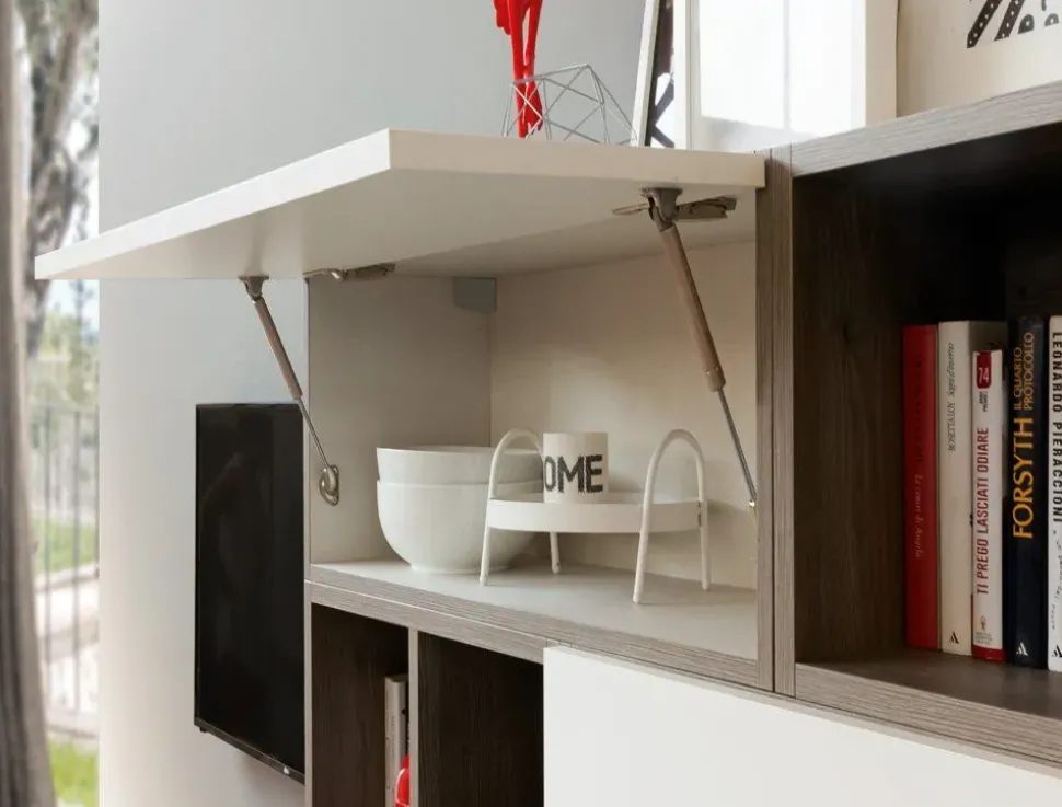 Soggiorno completo modello Living mod.ingrid in promo-sconto del 37% in stile moderno di S75 a PREZZI OUTLET