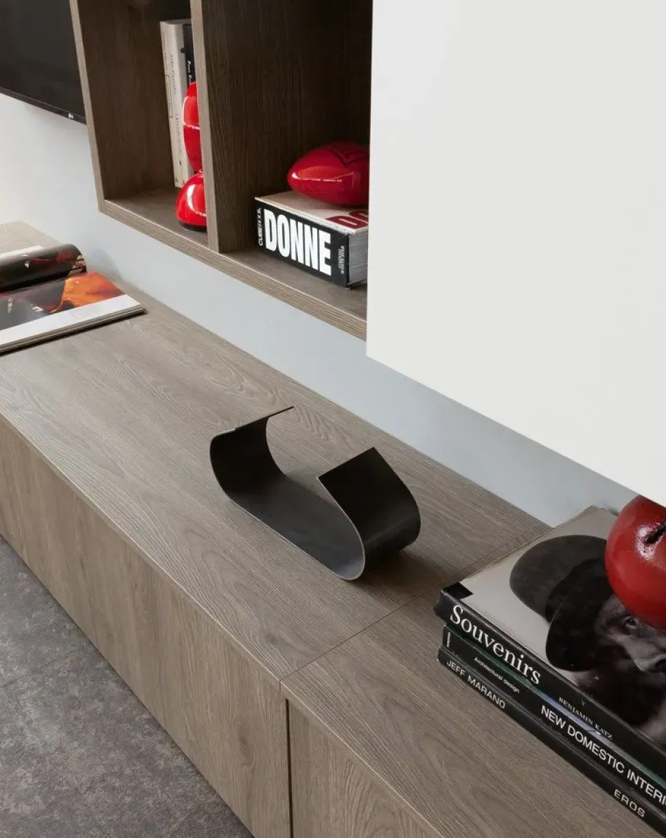 Soggiorno completo modello Living mod.ingrid in promo-sconto del 37% in stile moderno di S75 a PREZZI OUTLET