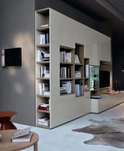 Soggiorno completo Modo m5c64 di Sangiacomo in stile moderno con forte sconto