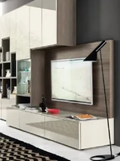 Soggiorno completo Modo m5c64 di Sangiacomo in stile moderno con forte sconto