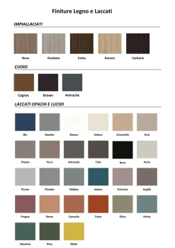 Soggiorno completo Orme day 19 di Orme in laminato materico a prezzo Outlet