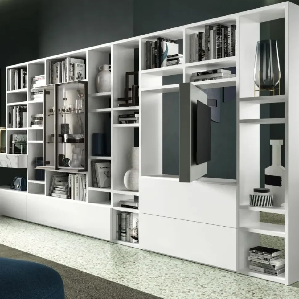 Soggiorno completo Orme day 26 di Orme in laminato materico a prezzo Outlet