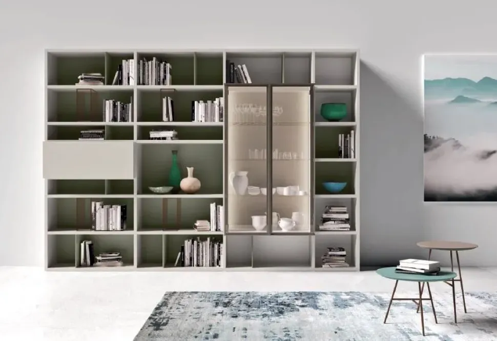 Soggiorno completo Orme day 129 di Orme in laminato materico a prezzo Outlet