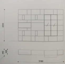 Soggiorno completo Orme day 129 di Orme in laminato materico a prezzo Outlet