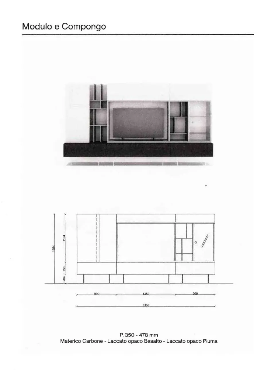 Soggiorno completo Orme day 13 di Orme in stile moderno a prezzi convenienti