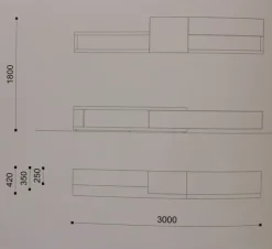 Soggiorno completo Orme day 114 di Orme in stile moderno a prezzi outlet