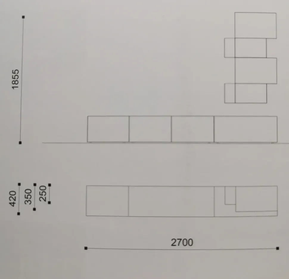 Soggiorno completo Orme day 107 di Orme in stile moderno a prezzi outlet