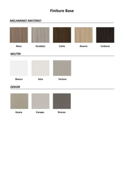 Soggiorno completo Orme day 16 di Orme in laminato materico a prezzo Outlet