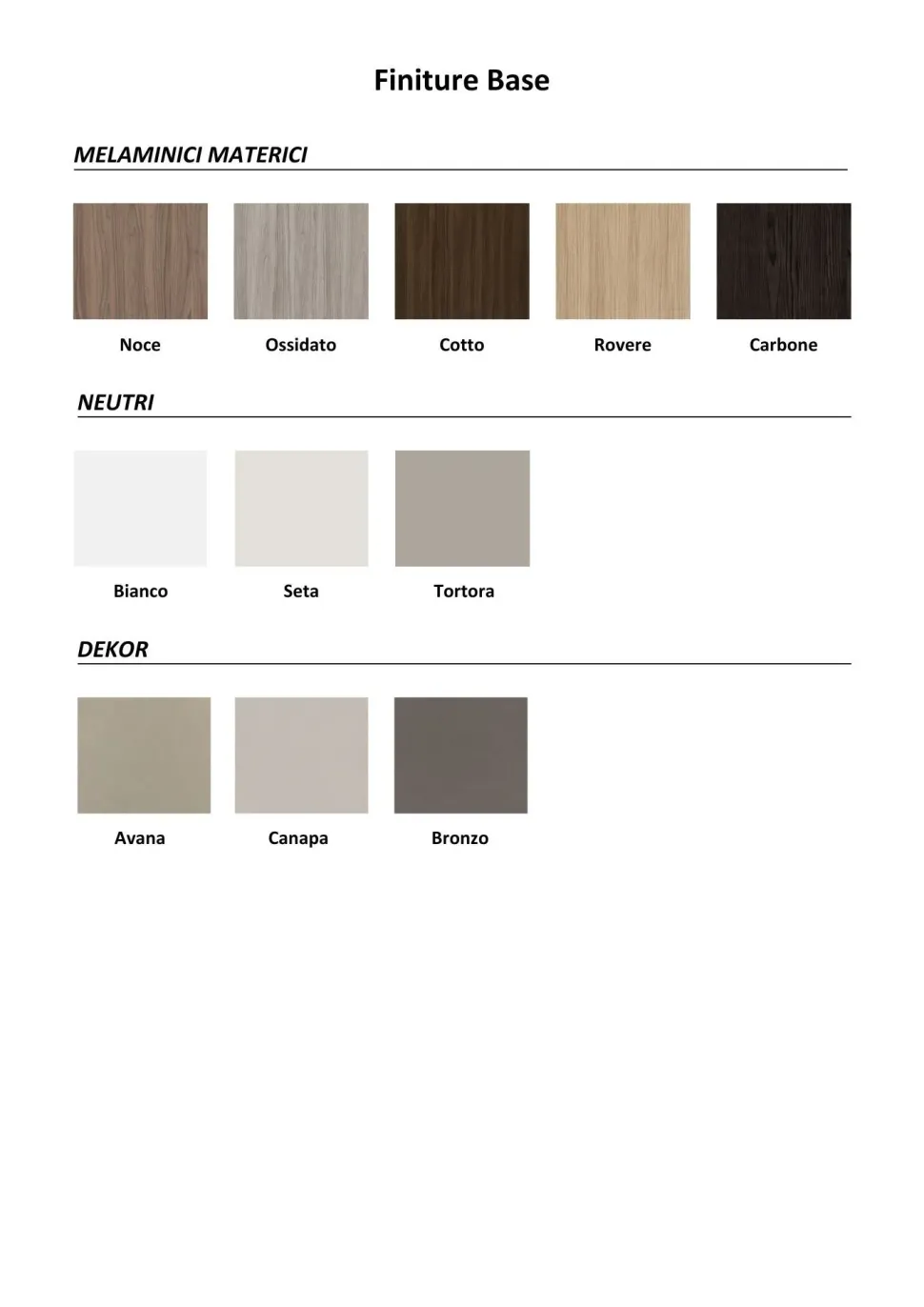 Soggiorno completo Orme day 16 di Orme in laminato materico a prezzo Outlet