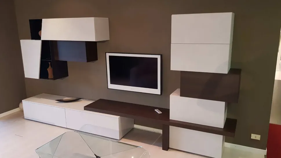 Soggiorno completo Outlet soggiorno tomasella atlante special di Tomasella in laminato materico in Offerta Outlet