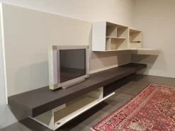 Soggiorno completo Pass-word di Molteni & c in laccato opaco in Offerta Outlet