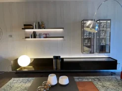 Soggiorno completo Rimadesio parete completa self plan  di Rimadesio in metallo a prezzo scontato