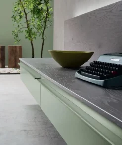 Soggiorno completo Sa 1551 Maronese in laccato opaco a prezzo Outlet