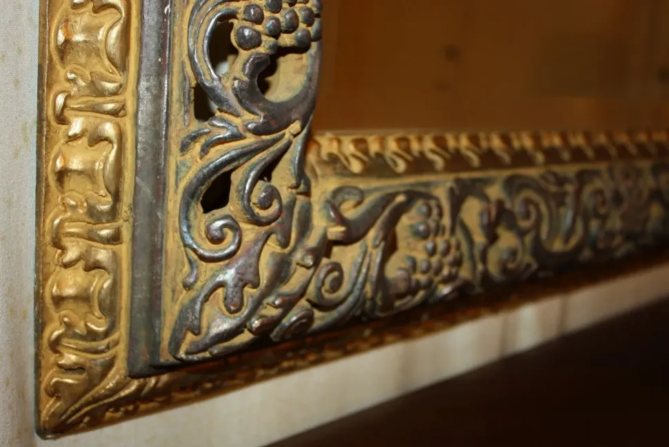 Specchiera Art. 902 g Artigianale in legno a prezzo Outlet