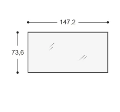 Specchiera in stile moderna Glass mirror OFFERTA OUTLET