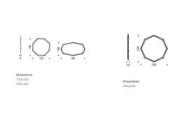 Specchiera in stile moderno Emerald OFFERTA OUTLET