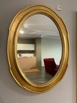 Specchio classica Specchio oro di Artigianale a prezzo Outlet
