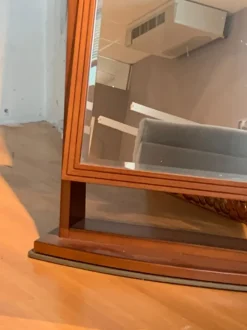 Specchio classico Specchiera reclinabile in noce di Artigianale a prezzo scontato